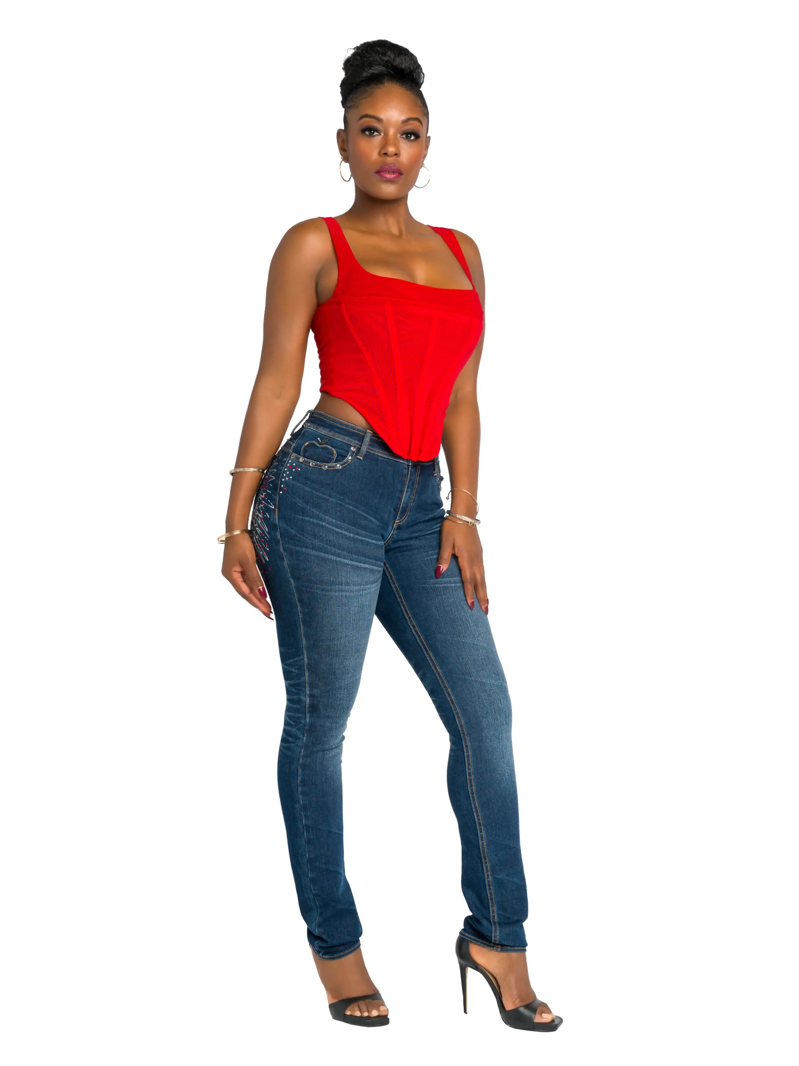 Sweetheart Low-Rise Skinny Jean